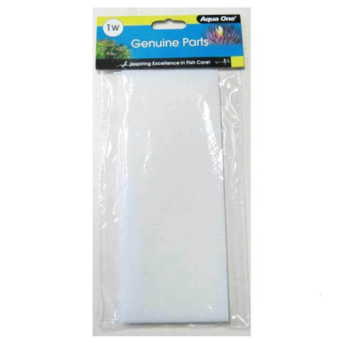 25001W Aqua One Wool Pad 1W - AquaStyle Tank 126/380 2 Pack Filter Media